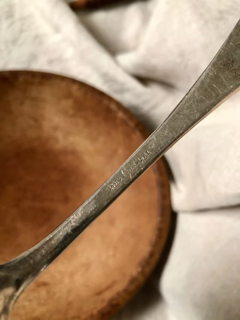 百年古董 1900年美國1881 Rogers鍍銀大湯匙