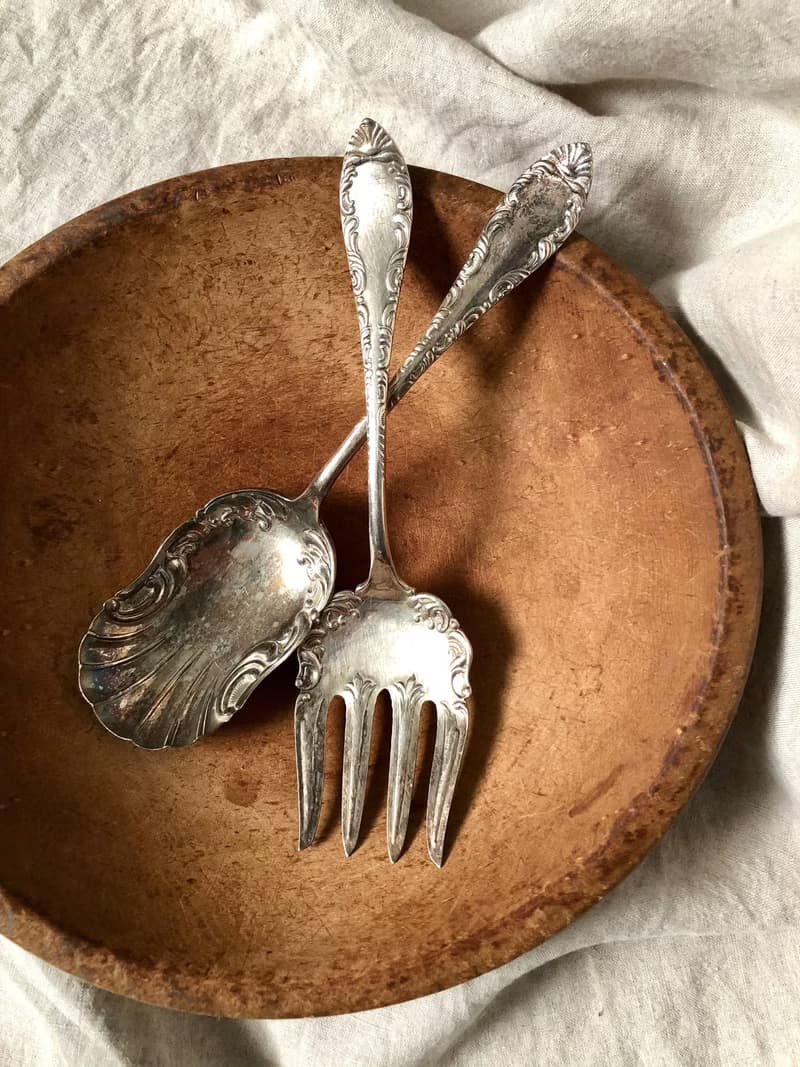 百年古董 1900年美國1881 Rogers鍍銀大湯匙