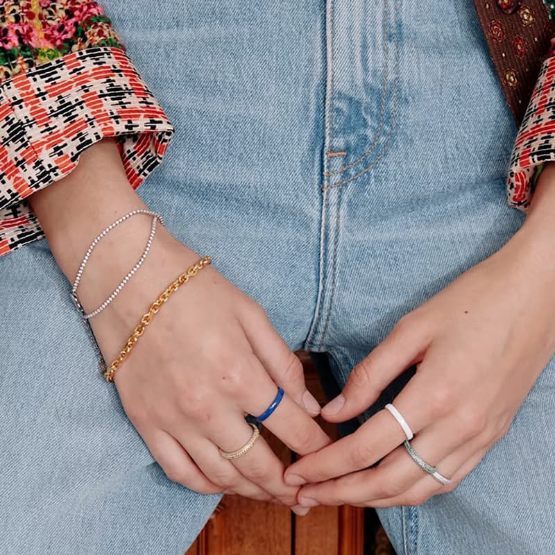 LA LIGNE ANKER CHAIN SOLID BRACELET