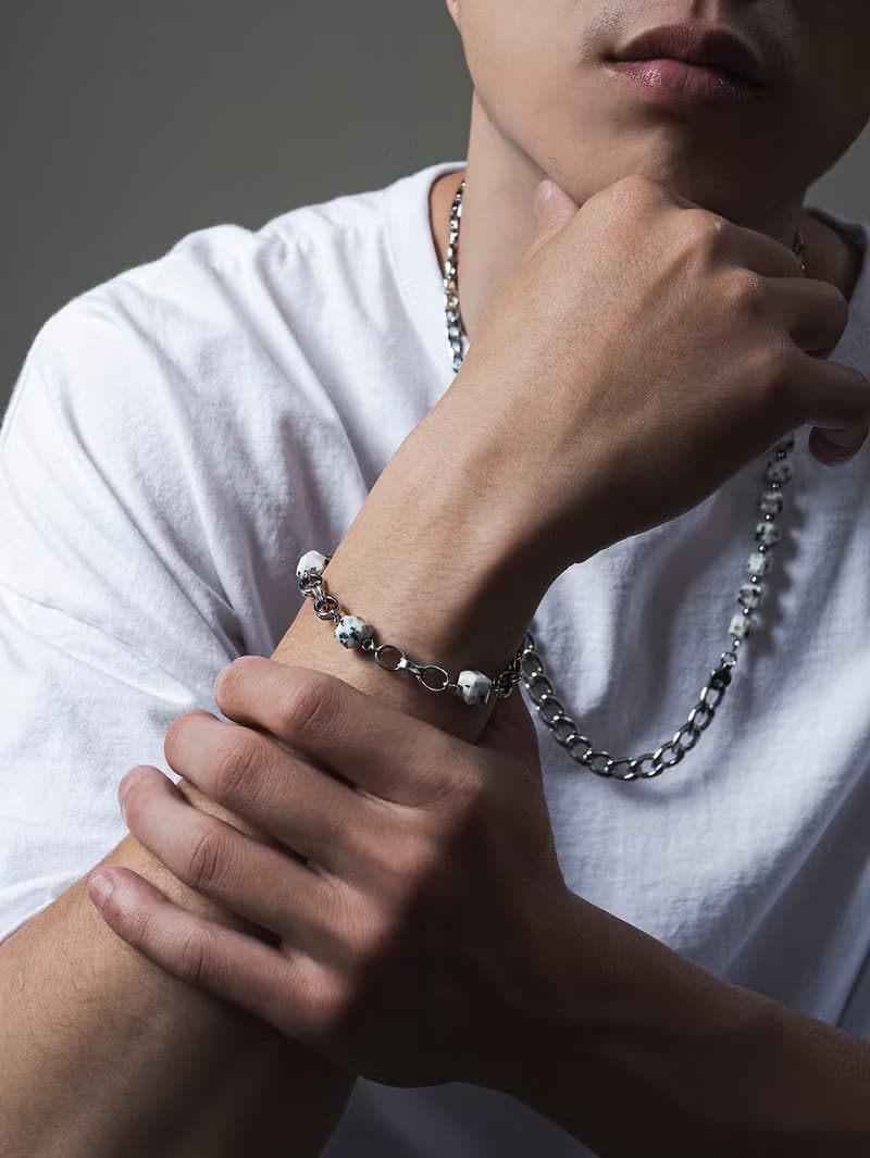 Unisex | 極晝系 - 日暈 * 天山藍 溝通 智慧 信心 不銹鋼手鍊