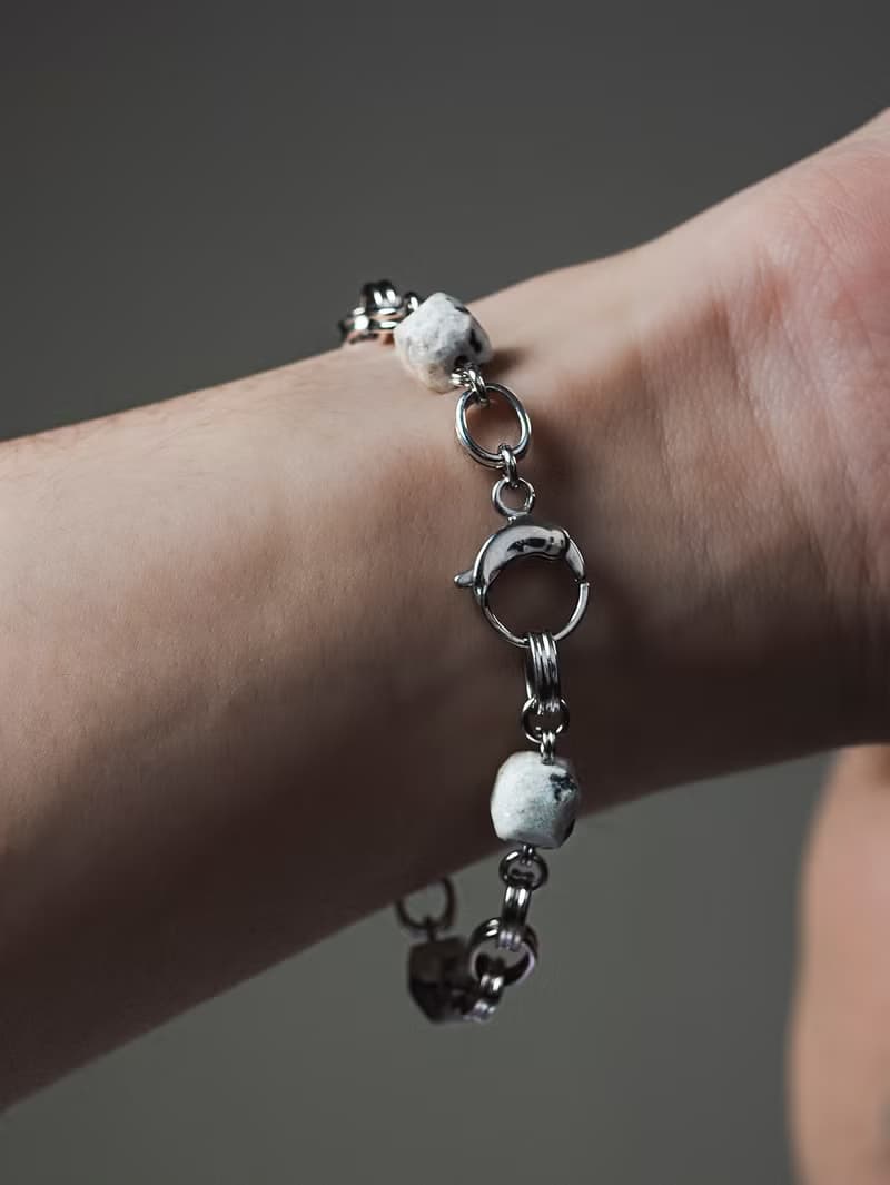 Unisex | 極晝系 - 日暈 * 天山藍 溝通 智慧 信心 不銹鋼手鍊