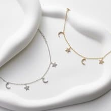 Moon star bracelet -LATUA STELLA-