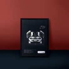 【專屬 訂製禮】刻劃回憶汽車掛畫 - 車尾/頭款