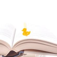 Unique Bookmark Yellow Duck, Small Bookish Gift for Duck Lovers