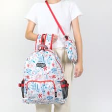 murmur 2way收納後背包(大) | hello kitty (花線) | 收納袋可背