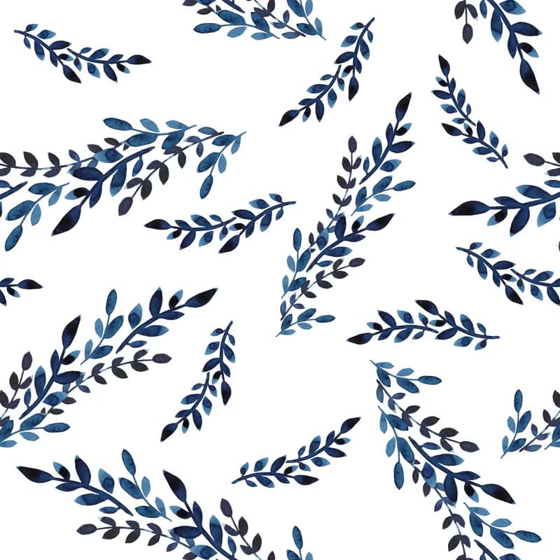 【數位】藍色花朵海報數位 JPEG 可列印牆面畫廊牆面藝術花卉印刷