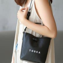 Tosca | Leather Bucket Bag - 斜孭包 手袋 手提 水桶 卡包