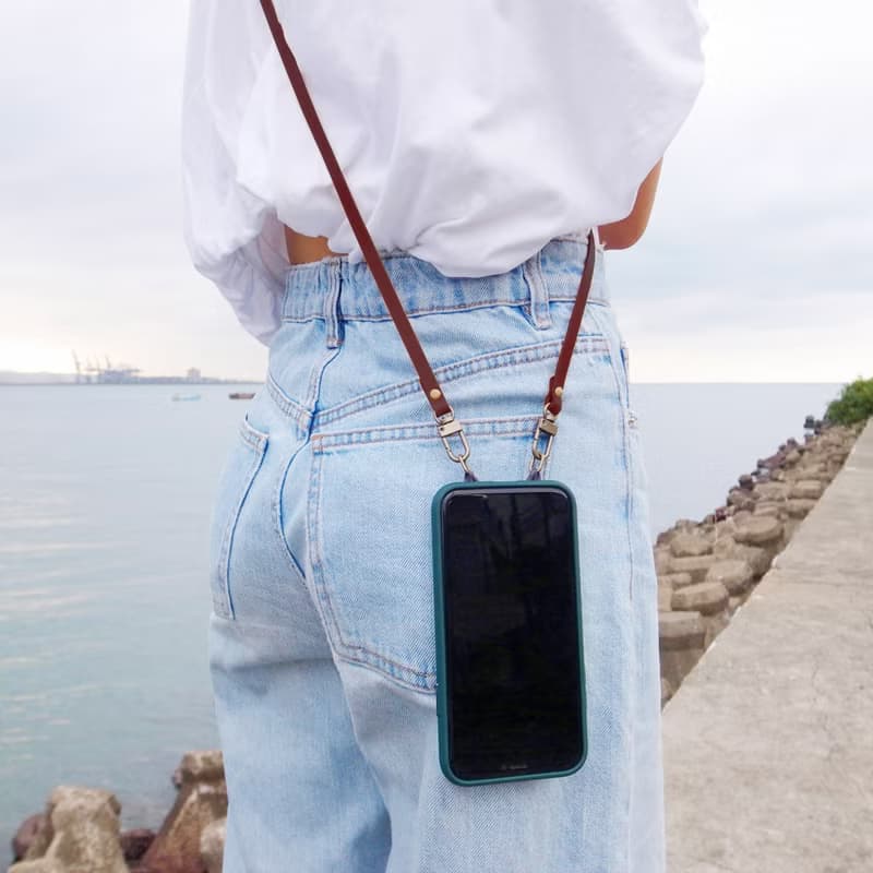 真皮手機背帶 減壓背帶 可調式背帶 四色可選