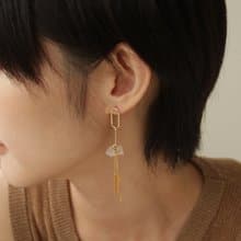 2020末十三 耳環 / 耳夾可 手工樹脂 礦石 禮物 浪漫 氣質