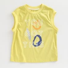 BIR 幾何字母背心 綠/白