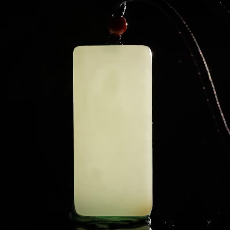 秒殺價 天然新疆和田玉羊脂玉觀音吊墜 玉質細膩溫潤