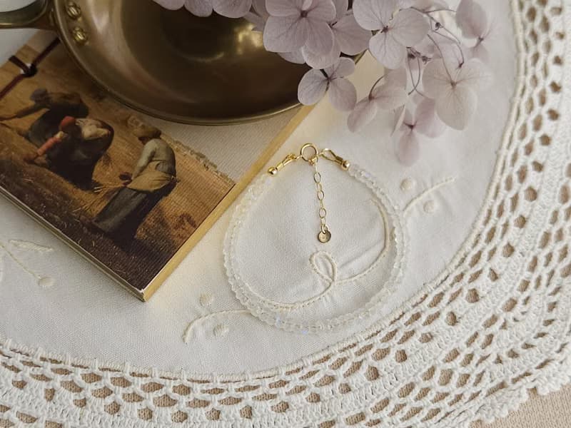 月光石手鍊 14kgf|質感|稀有|通勤|日常配件|手鐲