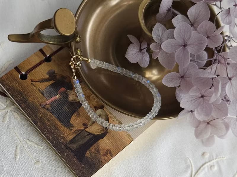 月光石手鍊 14kgf|質感|稀有|通勤|日常配件|手鐲