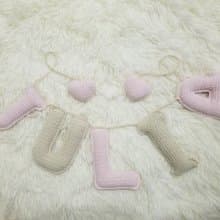 Personalized name garland nursery baby shower gift Name Banner Garland
