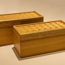 【非木不可】日式拼花收納盒