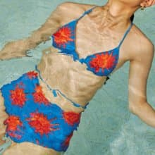 'Liya' Reversible triangle bikini in Solesea (CREX314) 比基尼