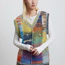 Color Knitting Vest 油彩圓圈針織背心