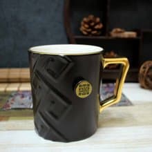 福慧連綿馬克杯-黑
