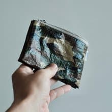 【mini wallet】CAMO 3つの収納 超軽量撥水 ポリエチレン ミニウォレット
