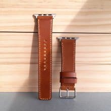 Apple Watch錶帶/手工製作/頂級皮革/棕色