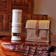 【冰裂紋限量版12組】攜帶式精品手沖咖啡泡茶機 HOFFE3 優惠組合