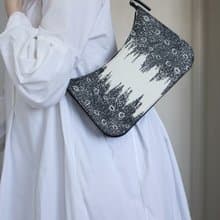 手工手縫經典蜥蜴壓紋牛皮真皮背包手袋