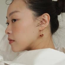 海洋系列 VASS14耳環/耳夾 樹脂 可愛 小耳環 上班族耳環 喜氣