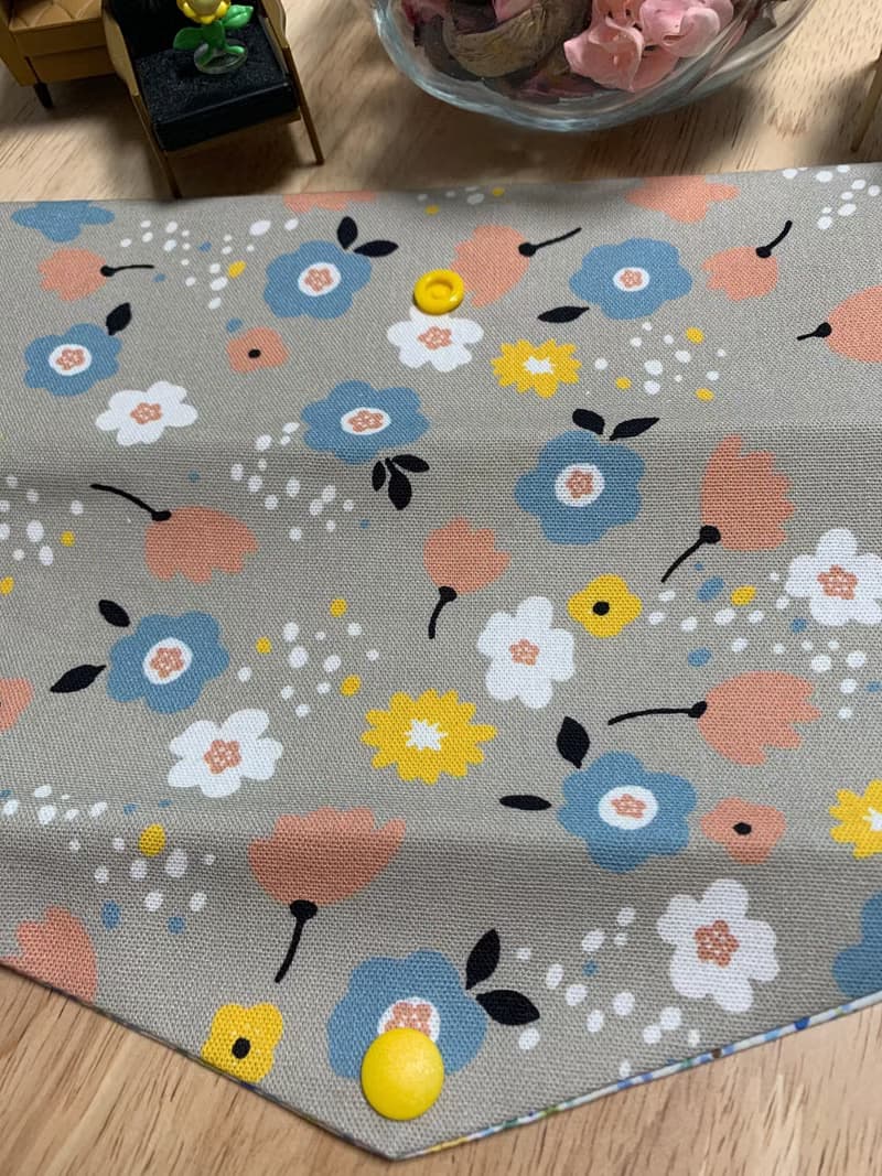 文青風環保純棉筷袋 夢裡花落 質感原胚  超優質卡其色 日本 潮