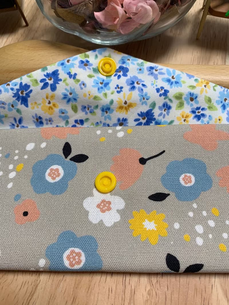 文青風環保純棉筷袋 夢裡花落 質感原胚  超優質卡其色 日本 潮