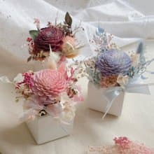 永生花 乾燥小桌花 香氛花 擴香花 交換禮物 聖誕禮物包裝