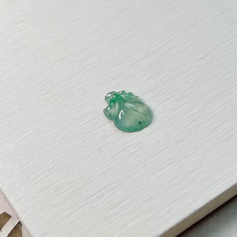 玻璃種飄綠花翡翠小花 | 天然A貨翡翠 | 送禮