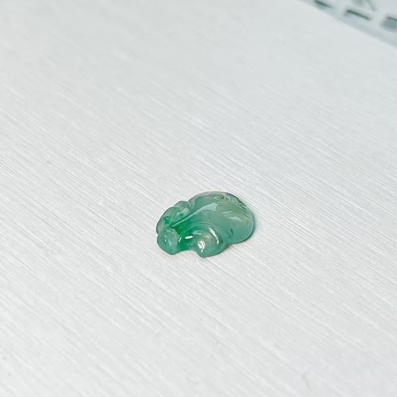 玻璃種飄綠花翡翠小花 | 天然A貨翡翠 | 送禮