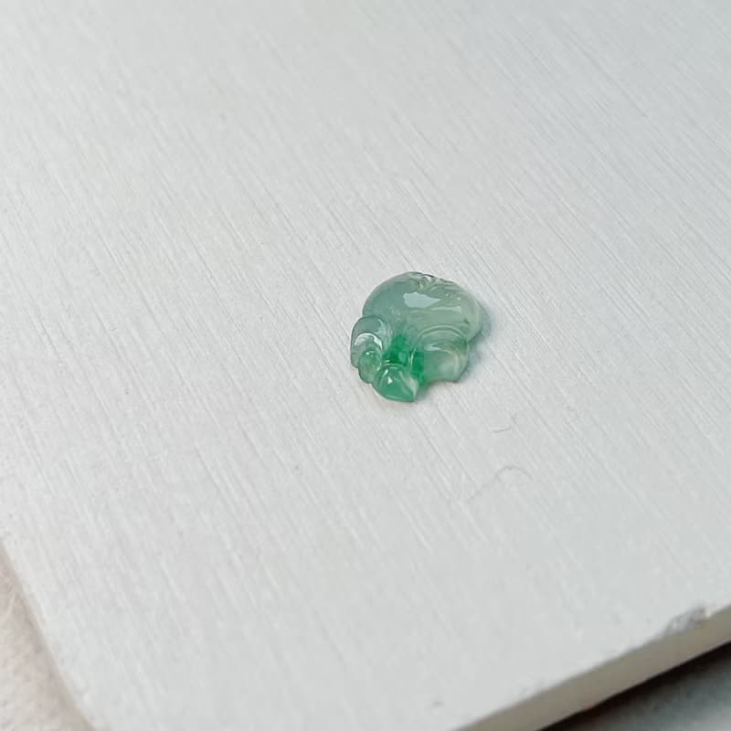 玻璃種飄綠花翡翠小花 | 天然A貨翡翠 | 送禮