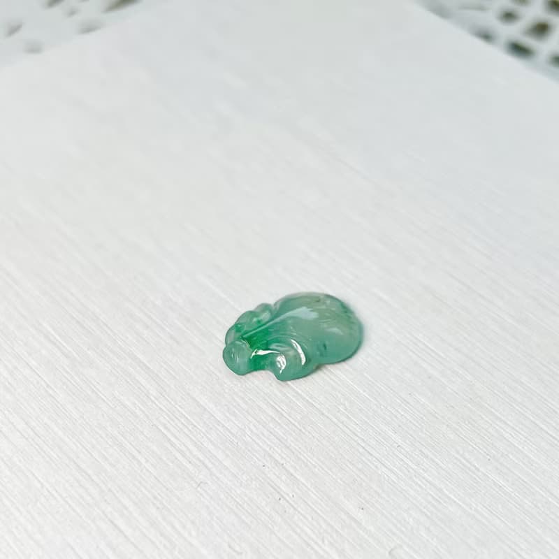 玻璃種飄綠花翡翠小花 | 天然A貨翡翠 | 送禮