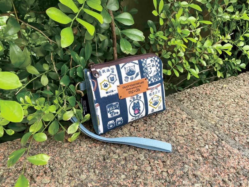 6 Coin 拉鍊零錢包 日式復古貓咪