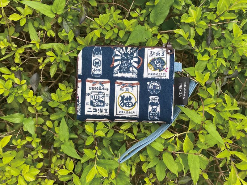 6 Coin 拉鍊零錢包 日式復古貓咪