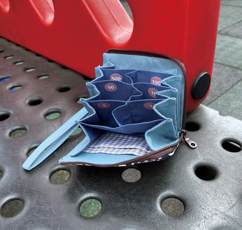 6 Coin 拉鍊零錢包 日式復古貓咪