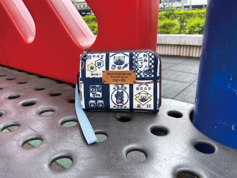 6 Coin 拉鍊零錢包 日式復古貓咪