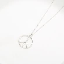 【Angel & Me】和平 與 愛 s925 純銀 項鍊 畢業 生日 情人節禮物