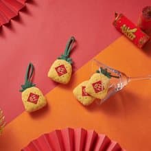 樣樣好物【旺來】手工純棉 鳳梨吊飾