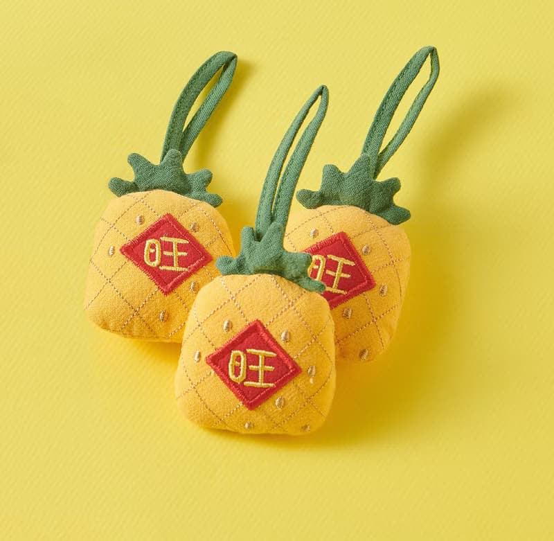 樣樣好物【旺來】手工純棉 鳳梨吊飾