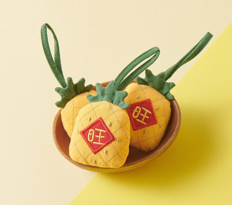 樣樣好物【旺來】手工純棉 鳳梨吊飾