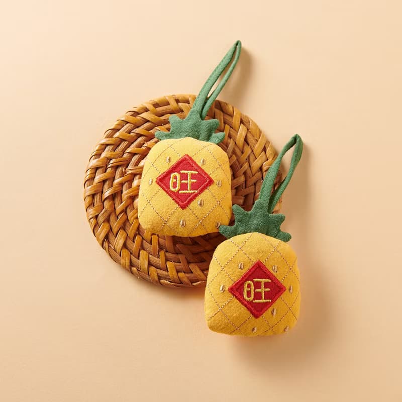 樣樣好物【旺來】手工純棉 鳳梨吊飾