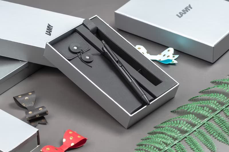 LAMY 鋼珠筆 黑線圈筆袋禮盒 / TIPO 337 系列 - 多彩選