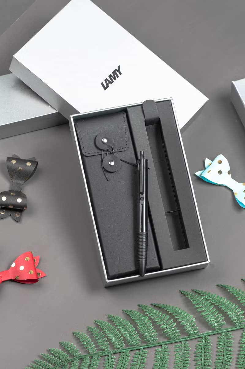 LAMY 鋼珠筆 黑線圈筆袋禮盒 / TIPO 337 系列 - 多彩選