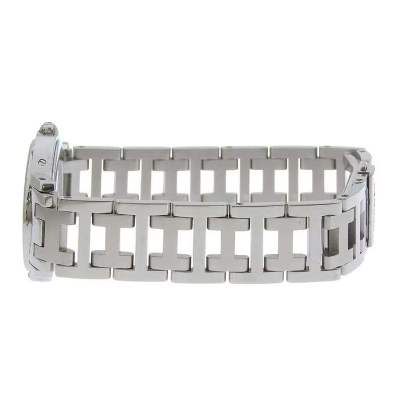 【日本直送】エルメス HERMES クリッパー 腕時計 CL4.410 SS クオーツ アナログ表示 ピンク文字盤 ボーイズ【中古】