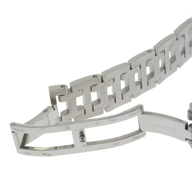 【日本直送】エルメス HERMES クリッパー 腕時計 CL4.410 SS クオーツ アナログ表示 ピンク文字盤 ボーイズ【中古】