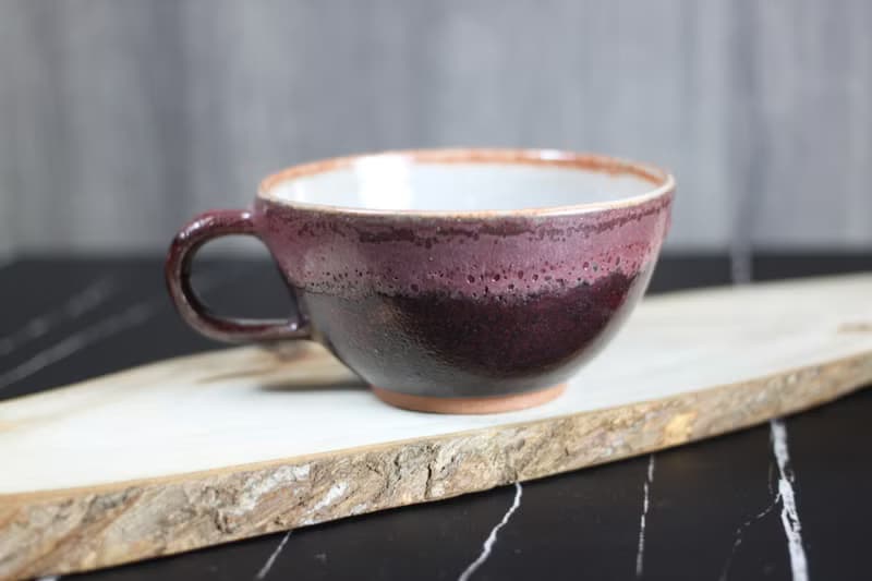 【送禮好物】手作陶 寬口咖啡杯 慢火雅風許庭嘉手作