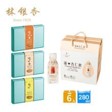 【PINKOI獨家特惠組】滿杏仁飲6入)禮盒 +粮芽棒448g(口味任選)