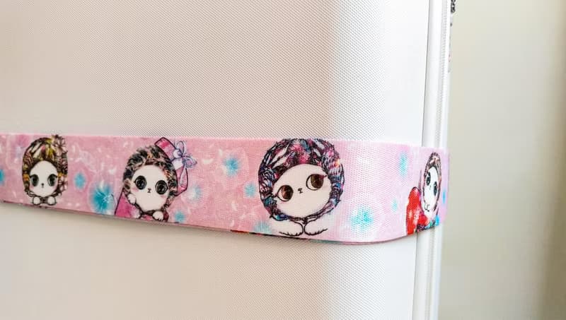 行李束帶 | 行李帶 | 防摔加固 - 清新綠暖暖貓、少女粉暖暖貓